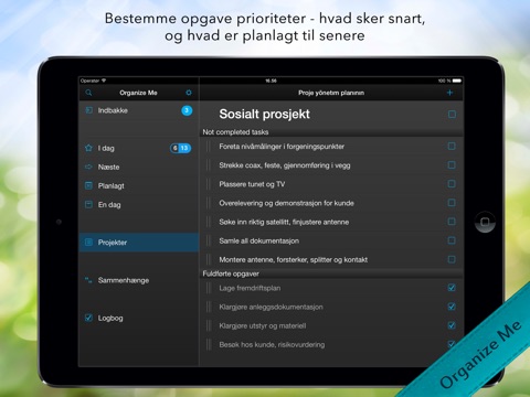 Organize Me for iPad screenshot 2