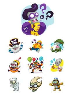 Plants vs Zombies™ Stickers iPad image 2