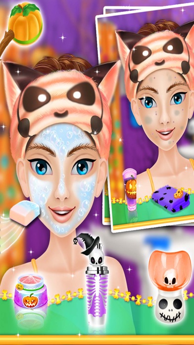 Screenshot #3 pour Halloween Makeover Salon for Girls - Kids Game