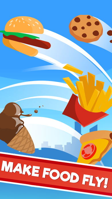 Screenshot #2 pour Fast Food Madness - Jeu Fou de Lancer Alimentaire