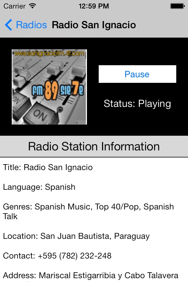 Paraguay Radio Live Player (Asunción / Spanish / Guaraní / español / Paraguayan) screenshot 4