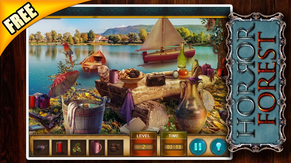 #5. Horror Forest Free Search Find hidden Objects Game (iOS) By: Ajaysinh Jadeja
