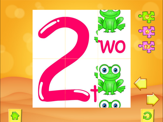 123 Kids Fun PUZZLE GREEN Best Kids Puzzle Games iPad screenshot