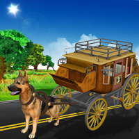 Drive Dog Buggy Taxi  Dog Cart driving simulation