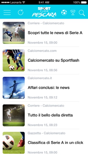 SportFlash Pescara(圖2)-速報App