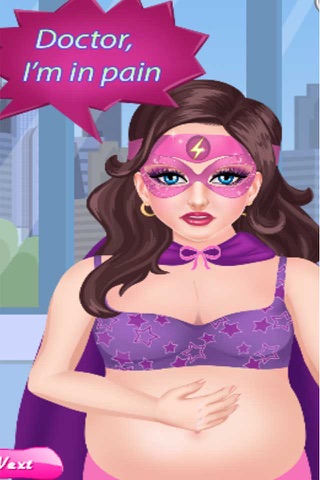 Помощь беременным массаж:Девушка Игры Бесплатно screenshot 3