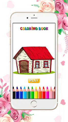Game screenshot Coloring Book House: Learn to draw & paint for Kid mod apk