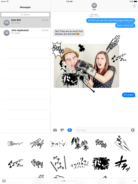 Screenshot #4 pour Manga-Stickers