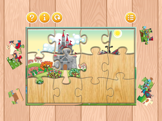 Fairy Tale Easy Jigsaw Puzzle Games Free For Kids iPad screenshot