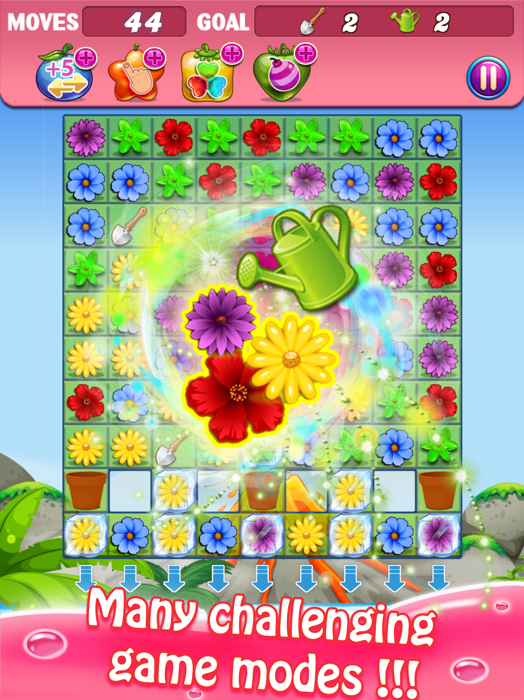 Blossom Swap - Free Flower Link Paradise Games
