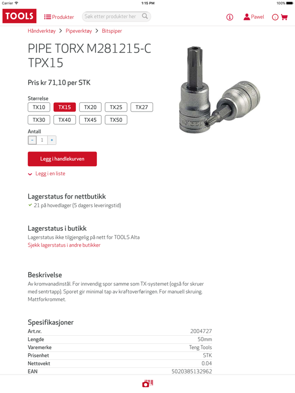 Screenshot #4 pour Tools Norge