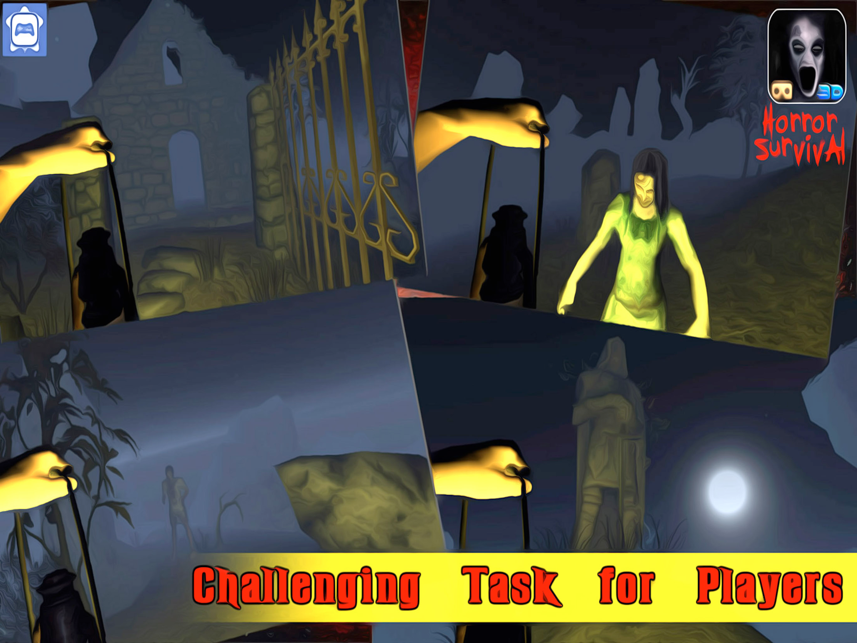 Horror Survival 3D VR : Escape from Scary Island screenshot 10