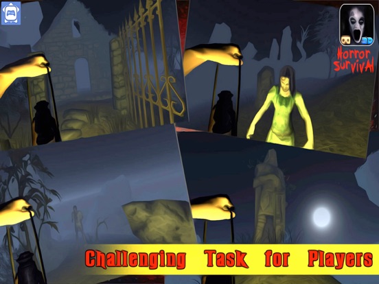Horror Survival 3D VR : Escape from Scary Island iPad screenshot
