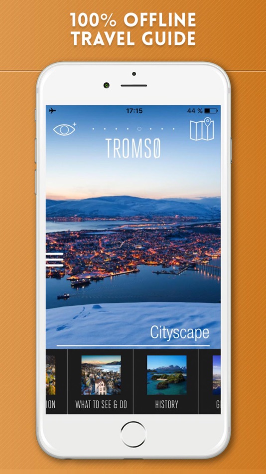 Tromsø Travel Guide with Offline City Street Map - 1.2 - (iOS)