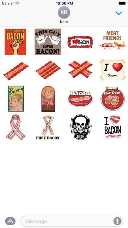 Bacon Stickers
