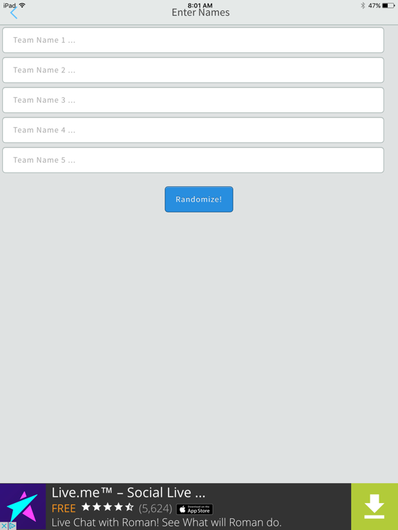Screenshot #6 pour Fantasy Draft Randomizer