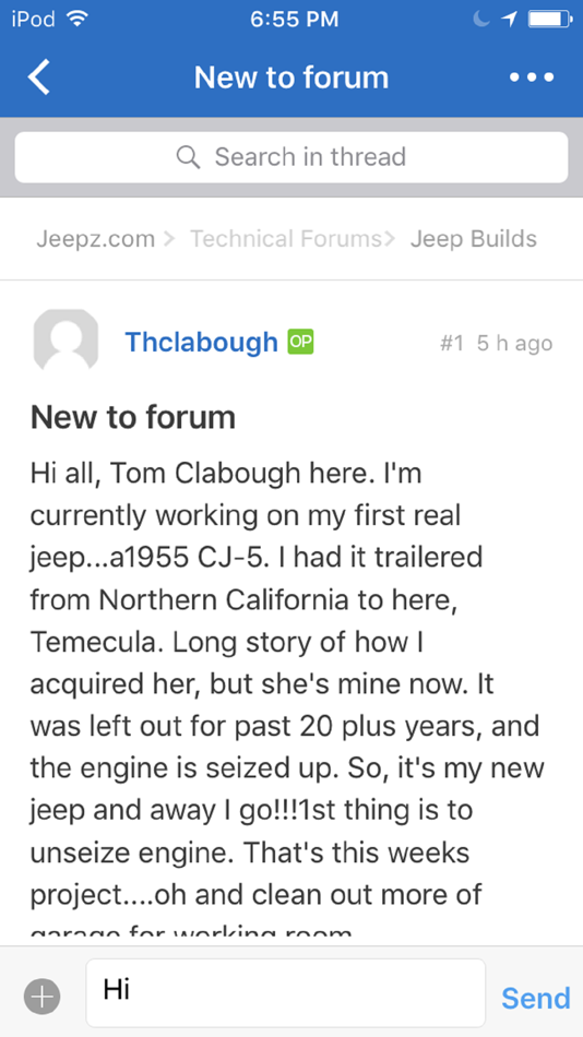 #2. Jeepz.com (iOS) 由: Tapatalk