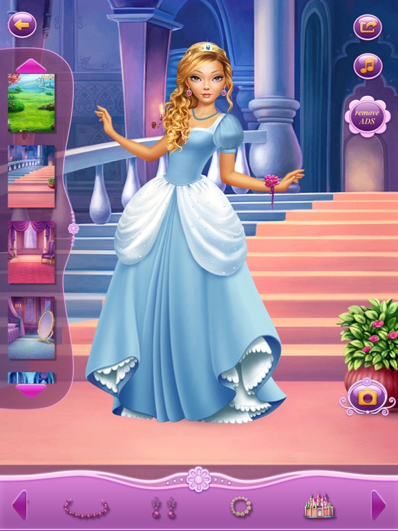 Dress Up Princess Selena iPad screenshot 4 - Entertainment app