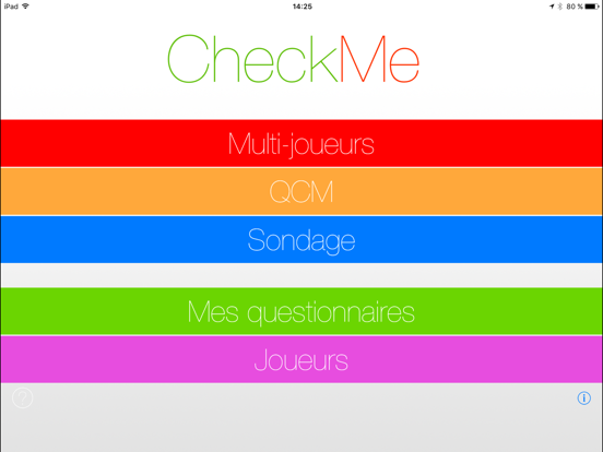 Screenshot #4 pour CheckMe : Créateur de Quizz et Sondages
