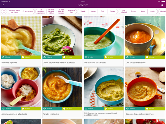 Screenshot #5 pour Le repas de bébé