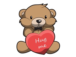 Cute teddy stickers to share with family and friends whenever you pick up your phone