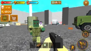 Pixel Shooting Wars 3D - Block Gun Battle screenshot #4 for iPhone