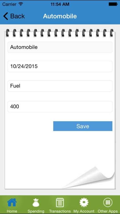 Spending Tracker Expense Lite screenshot-3