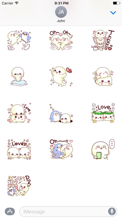 Couple Seal Sticker