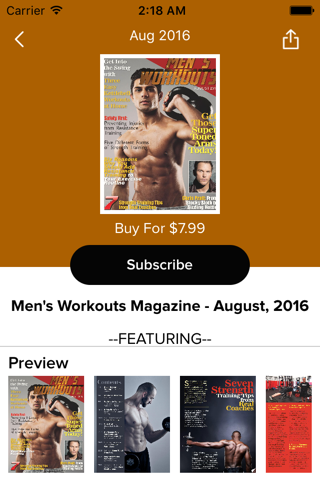 Men's Workouts Magazine screenshot 3