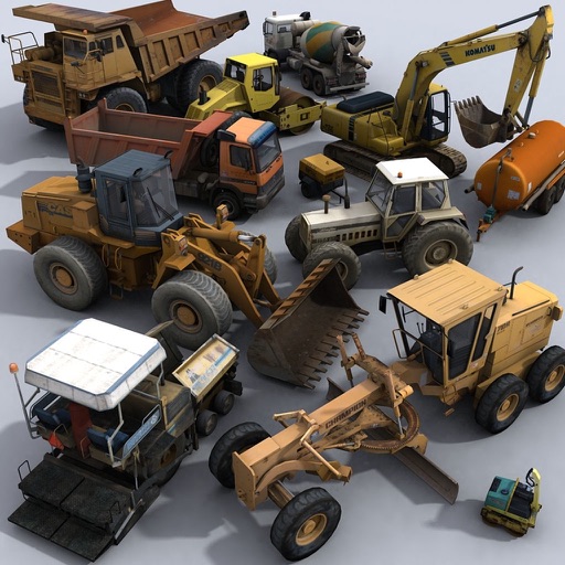 Construction Excavator Simulator Machines iOS App
