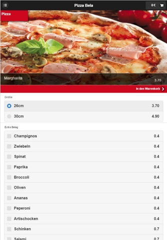 Pizza Bela Wuppertal screenshot 3