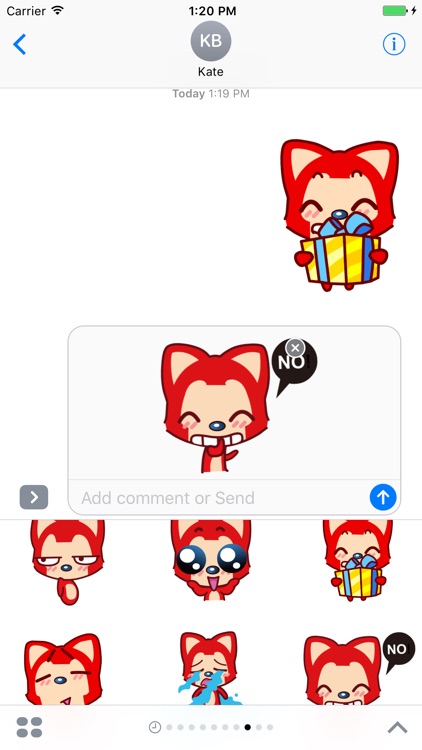 Red Fox Stickers Pack screenshot-3