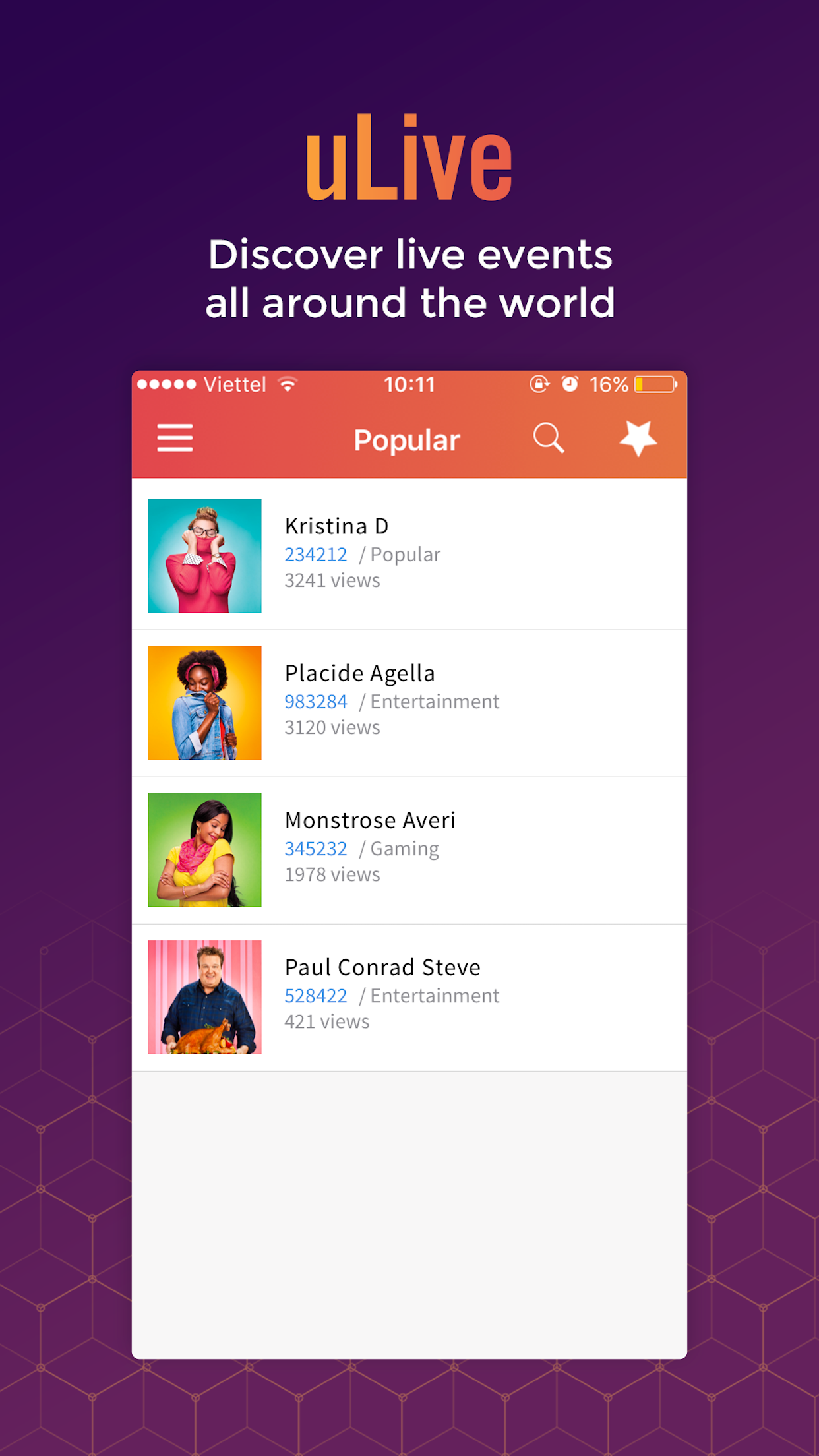 uLive - Live Broadcast Yourself screenshot 4