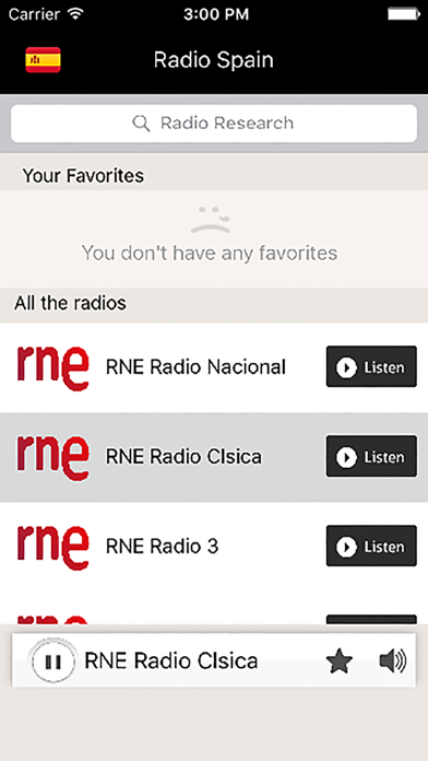 Screenshot #2 pour Radio Espagne - Radios ES - Música Spain