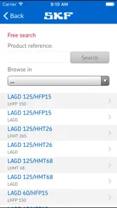 SKF PTP Catalogue screenshot #4 for iPhone