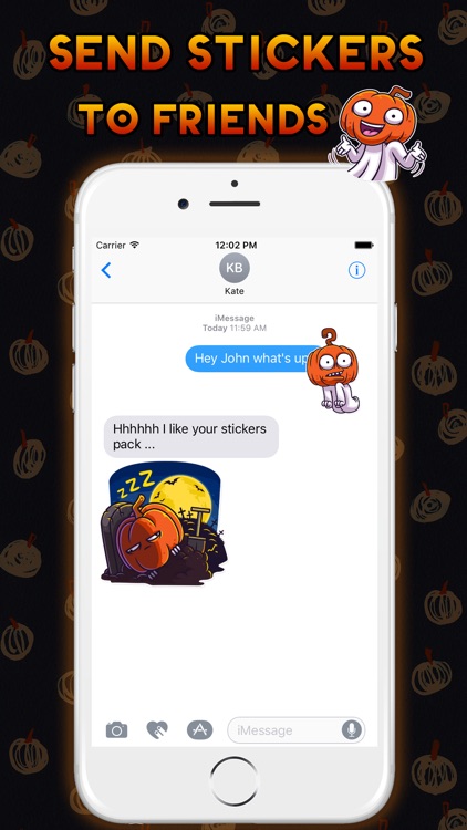 Halloween Ghosts Emoji Stickers - for iMessage