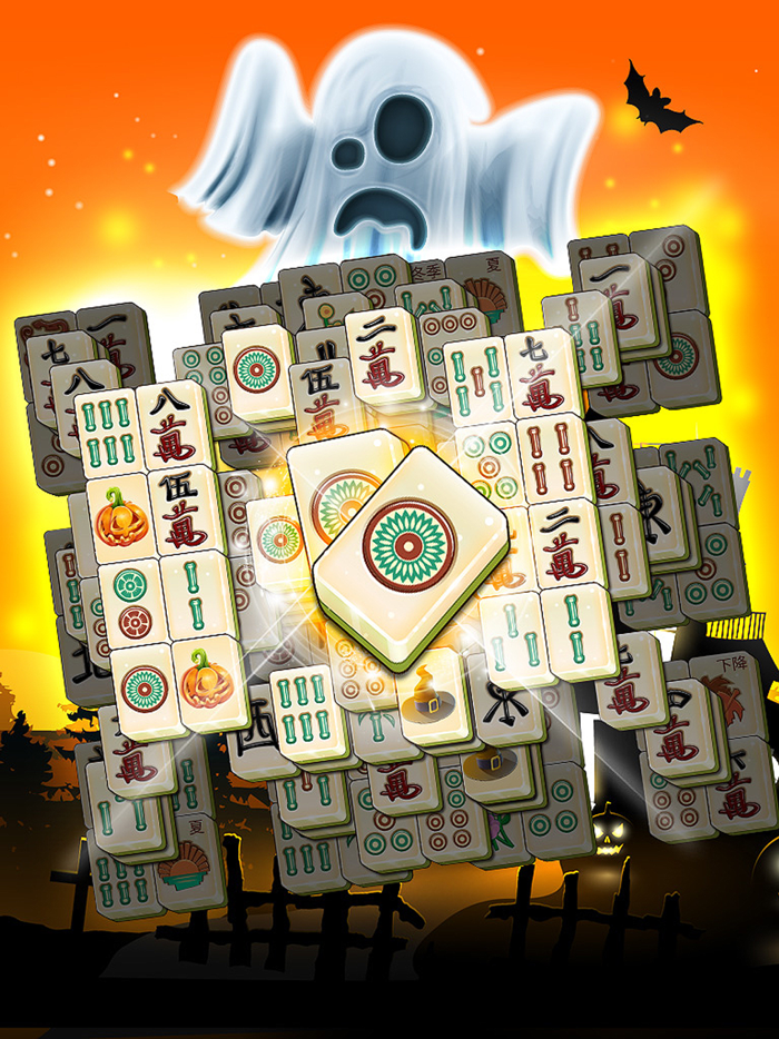 Halloween Mahjong - Spooky Pumpkin Puzzle Deluxe