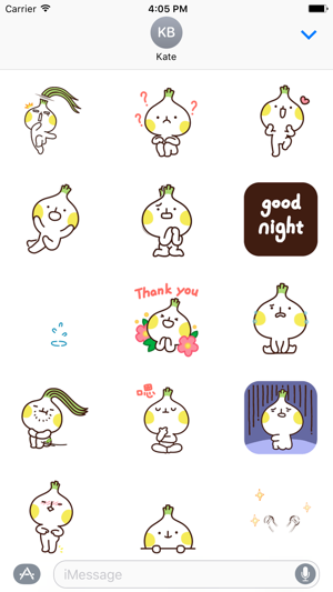 Cute shallot emoji animated - Fx Sticker(圖2)-速報App