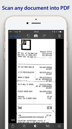 SharpScan: PDF scanner + OCR iPhone image 2