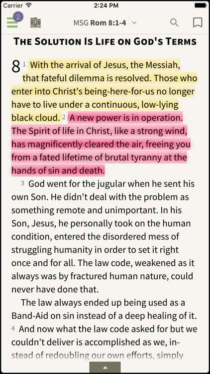 Message Bible by Olive Tree