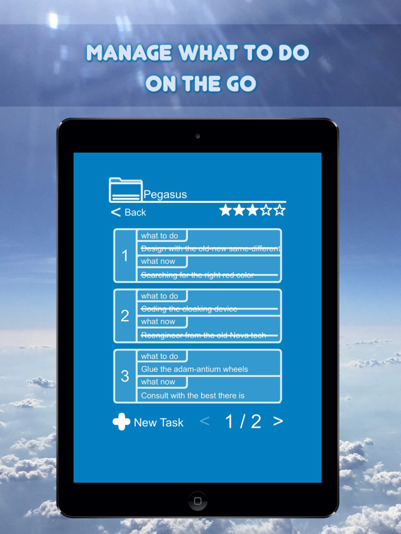 Screenshot #5 pour Personal project management made simple