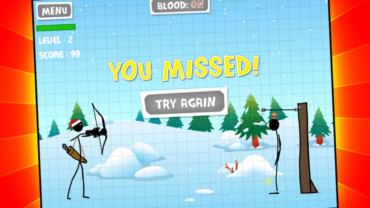 Gingerbread Stickman Bow & Arrow Shooting Showdown screenshot-3