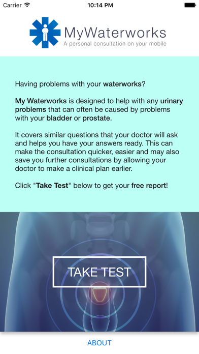 Screenshot #1 pour My Waterworks Medical