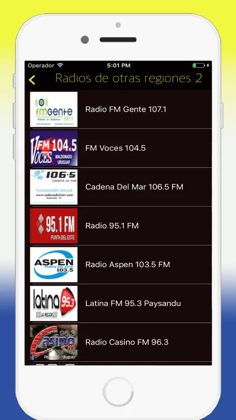 Radios de Uruguay Online FM - Emisoras del Uruguay