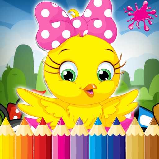 Animal Coloring Book Game for kid 2 to 7 years old icon
