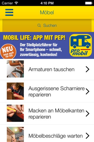 promobil Profi-Tipps zum Selbermachen screenshot 2