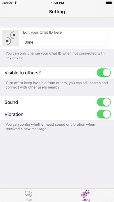 TinCan Chat screenshot