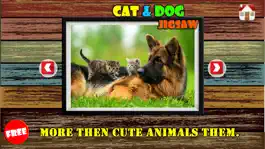Game screenshot Cats And Dogs Jigsaw Puzzles Pet Games For Kids hack