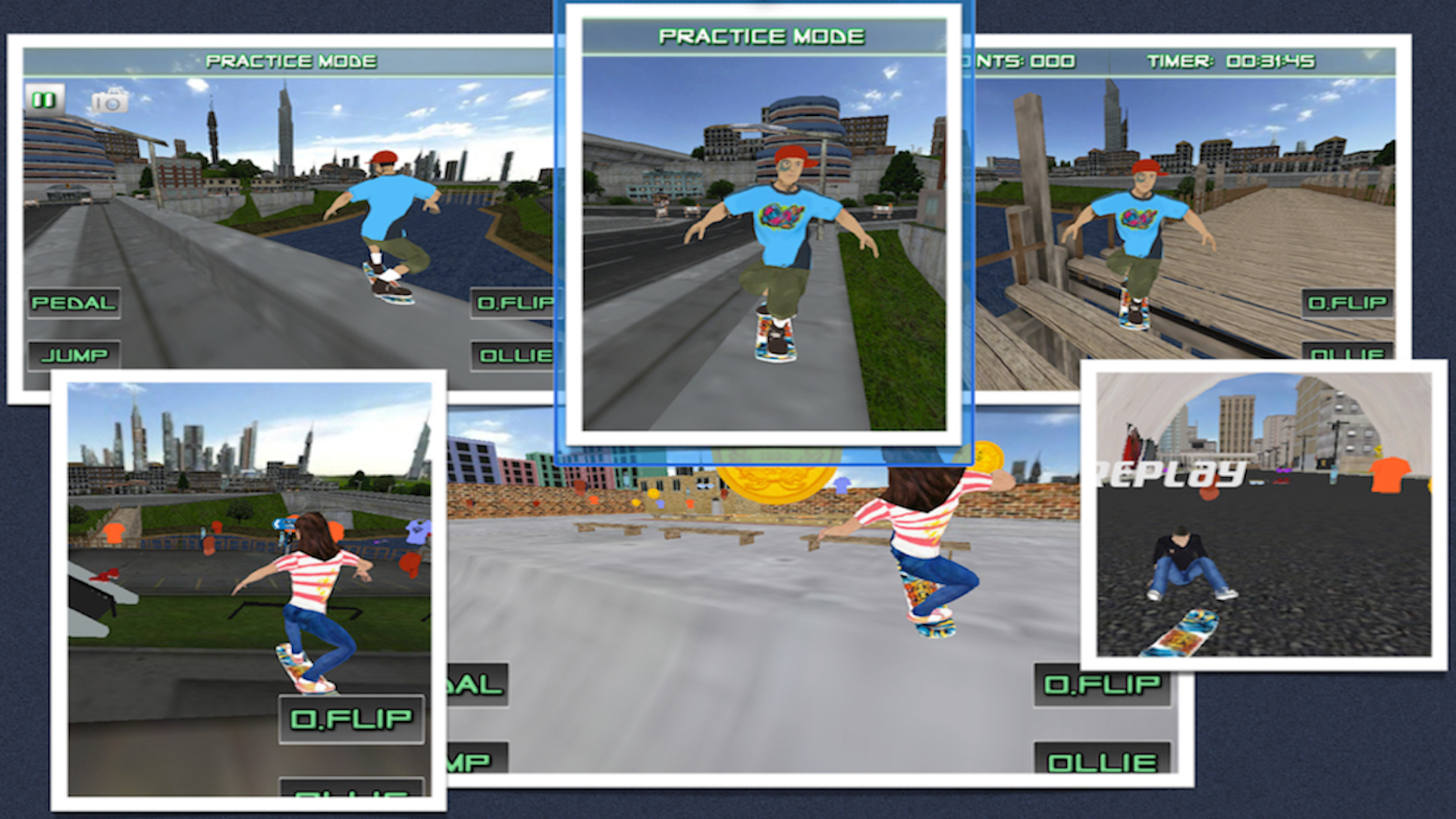 Extreme Skateboarder - Die Hard Racer Chase 3D Game screenshot 3
