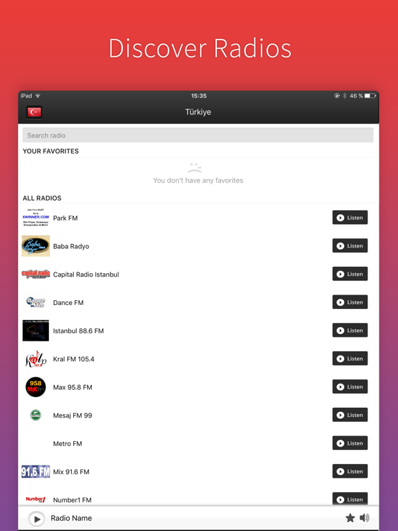 Screenshot #4 pour Radio Türkiye - Radyolar TR - Radio Turkey